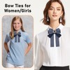 LHXzizizi Bow Tie for Women Girls Rhinestone Bow Ties, Adjustable