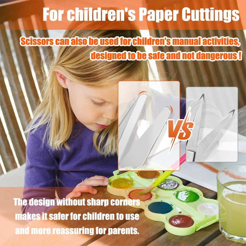 2PCS Folding Scissors, Portable Travel Scissor, Gift for Men Glasses