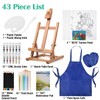 Falling in Art Painting Set for Kids with Table Easel-Acrylic