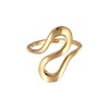 Elli Fashion Wave Ring 925 Silver
