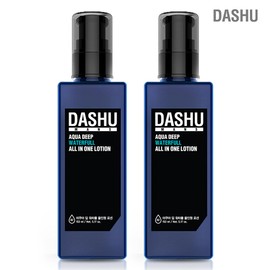 Dasoo 다슈 맨즈 아쿠아 딥 워터풀 올인원로션 153ml 2개 Dash Men's Aqua Deep Waterfull All-in-One Lotion 153ml 2ea