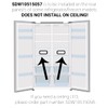 Supplying Demand W10515057 W10398007 Refrigerator Rear Panel LED Module Replacement