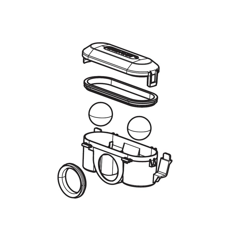 AlcaPlast P065 Replacement Siphon for Drain Channel APZ 8 9