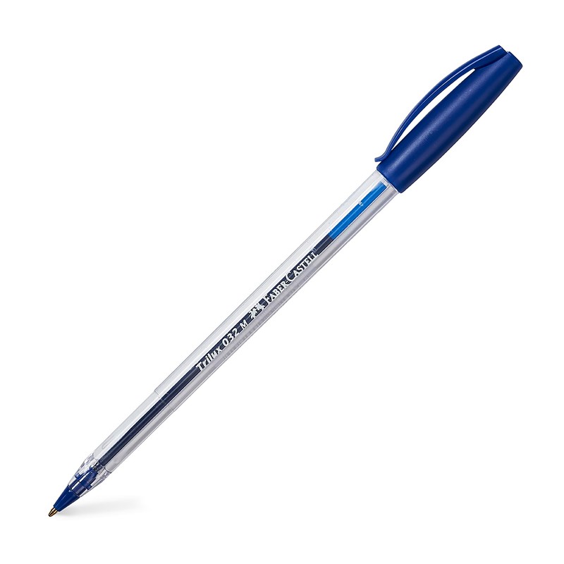 SG Education F813251 Faber Trilux Ballpoint Pen, Blue (Pack of