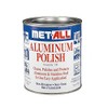 met-all Aluminum Stainless Steel Polish Cleans Polishes in One Easy Waxing 32oz + Extra Large Microfiber Polishing Cloth