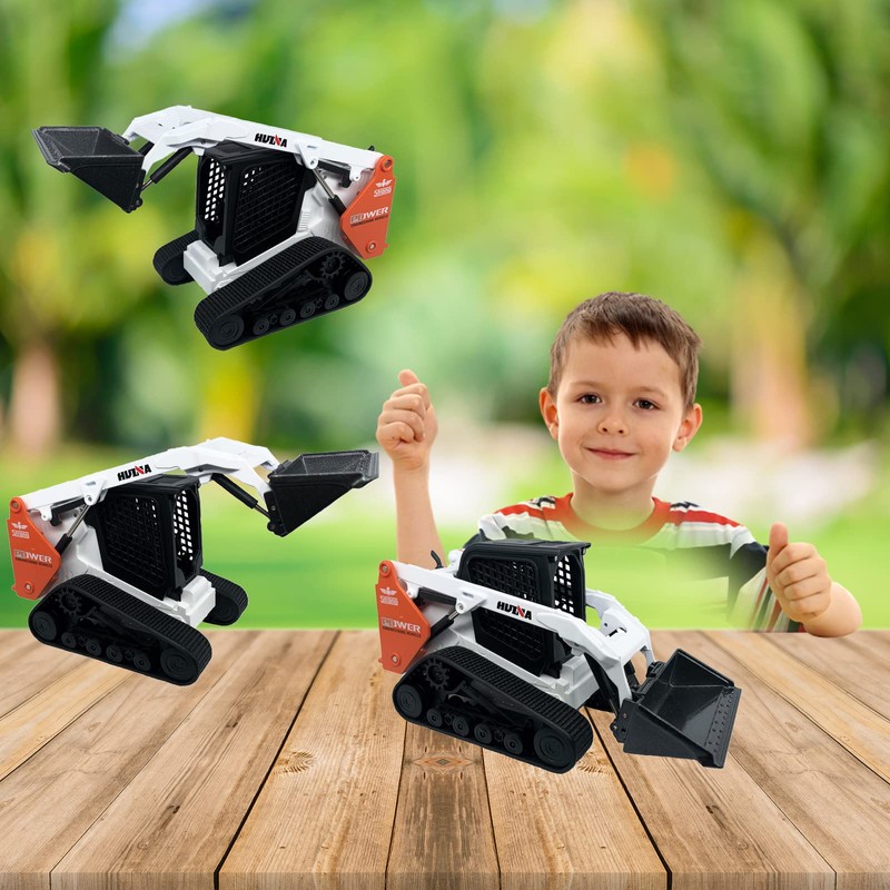 Gemini&Genius Construction Truck 3 in 1 Skid Steer Loader with