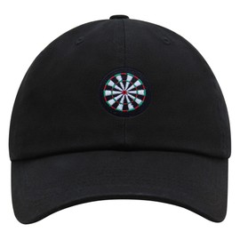 JPAK Dart Board Premium Dad Hat Embroidered Baseball Cap Scoring Black