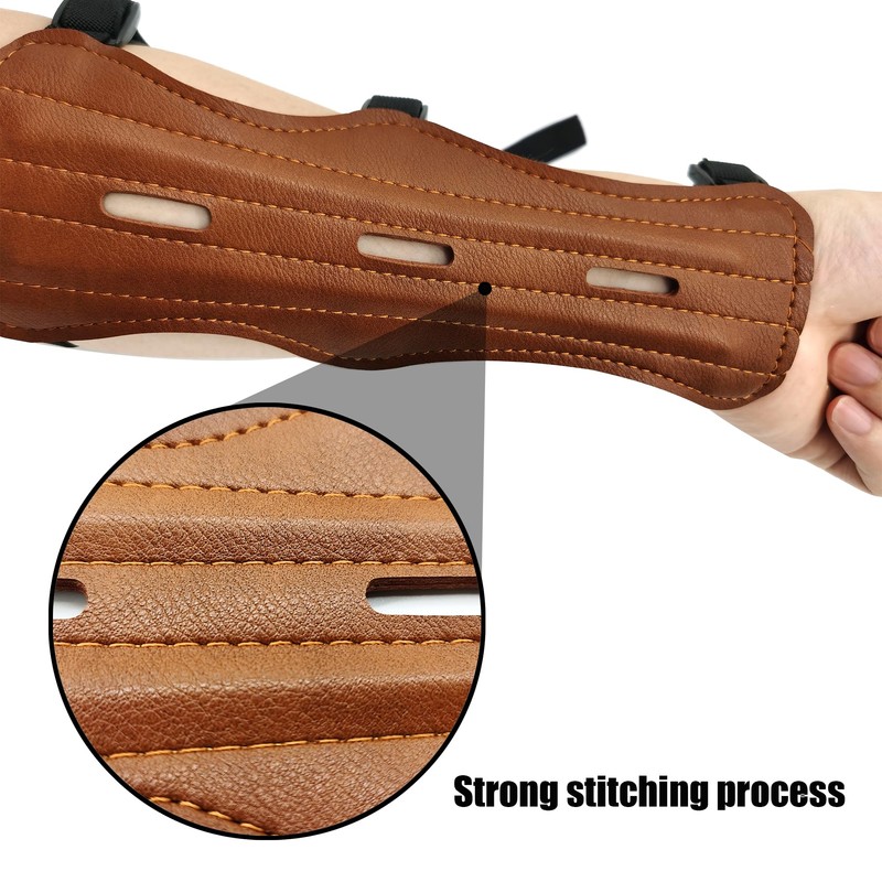 ZAHD Archery Arm Guard Forearm Leather Arm Guard for Archery