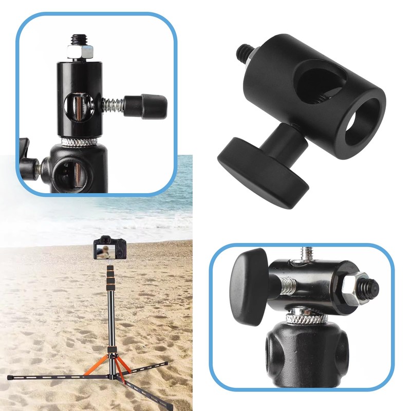 VGOL 2PCS Rapid Adapter with 1/4" Screw Multi-Functional Light Stand