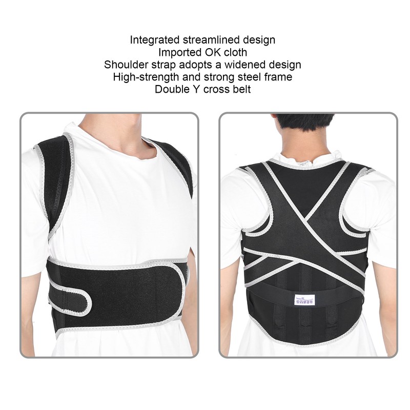 Posture Corrector Breathable Adult Back Waist Spine Support Belt Brace