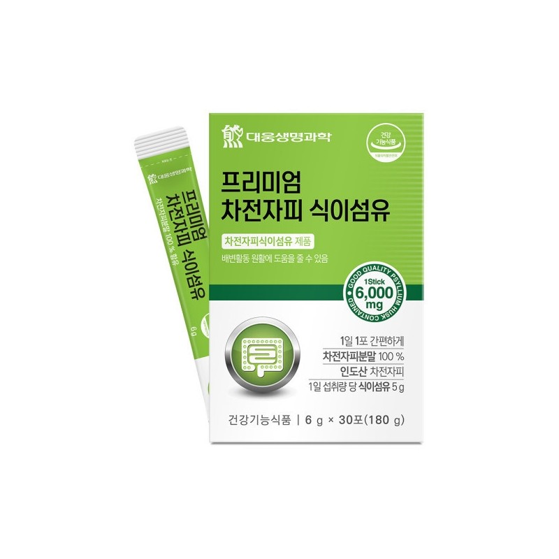 Daewoong Life Science Premium Psyllium Husk Dietary Fiber 30 Packs