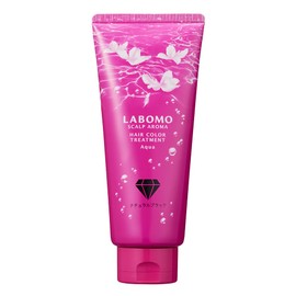 Labomo Scalp Aroma Hair Color Treatment, Aqua (Natural Black (Aqua))