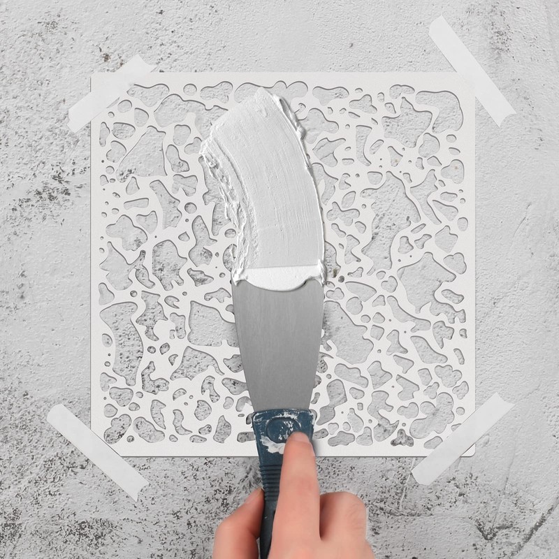 Crtiin 8 Pcs Knockdown Texture Drywall Repair Tool 8 x