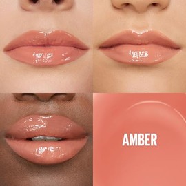 Maybelline Lifter Gloss Lip Gloss Makeup With Hyaluronic Acid, Hydrating, High Shine, Hydrated Lips, Fuller-Looking Lips, Amber, 0.18 fl. oz.