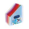 13 Part A4 Desktop Expanding File Portrait Organiser With Coloured