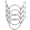Rierdge 4 Pack 1m x 1.5mm Adjustable Picture Hanging Wire