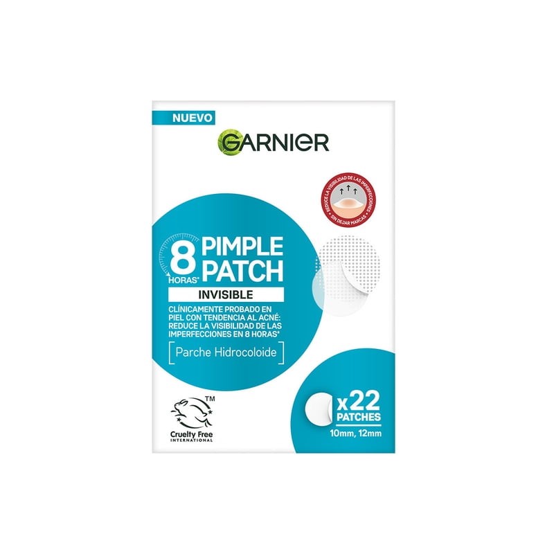 Parche Hidrocoloide Invisible Garnier Para Reducir Imperfecciones 8 piezas