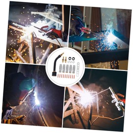 DOITOOL Complete -Piece Welding Kit Mig Welder Tip Torch Kit for 15ak Torch 0.8mm Tip Nozzle