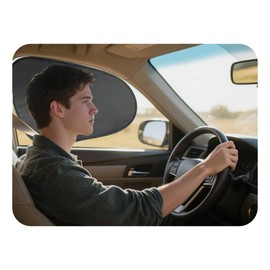 Car Shades for Side Windows Sun Shade Static Cling Car Window Shade for Baby,Block UV Rays Reusable Cars Sun Shade Side Window,2Pack