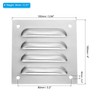 PATIKIL 4 x 4 Inch Vent Cover, 304 Stainless Steel