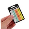 Outanaya 10pcs Golf Scorecards Golf Distance Reference Cards for Accurate