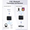 Syntech Airplane Bluetooth Transmitter Receiver with Extra Dual 3.5mm AUX