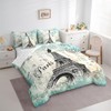 Feelyou Eiffel Tower Comforter Set Full Size 7 Pcs Girls