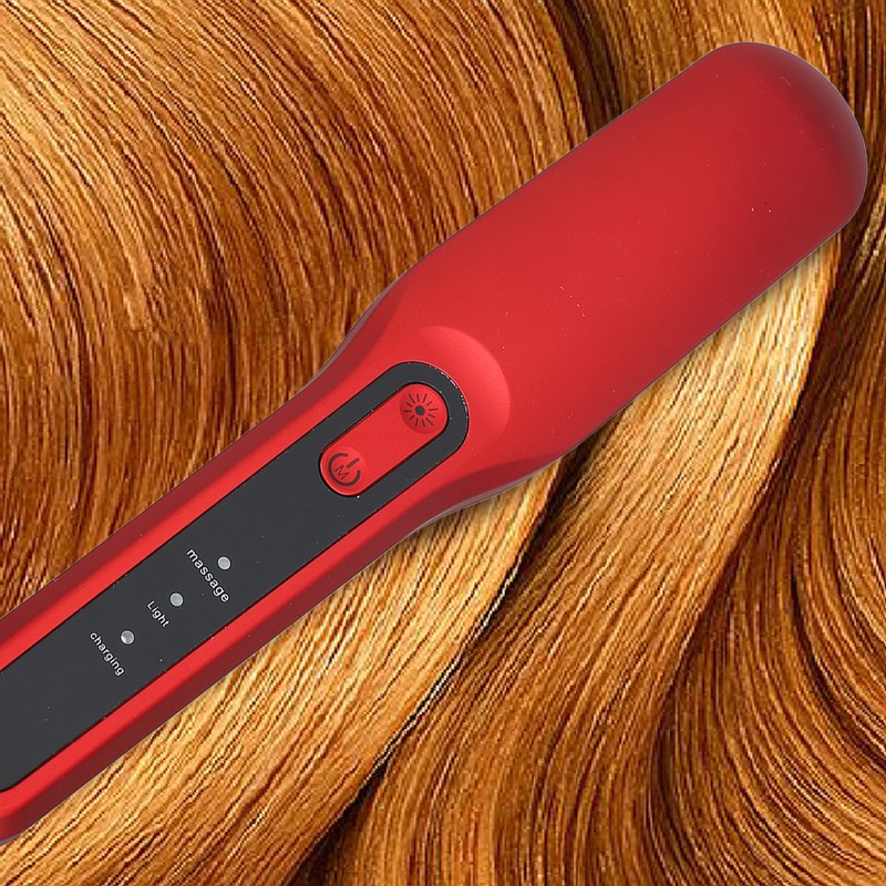 Electronic Scalp Massaging Brush Relieve Head Pressure Portable Electronic Hair