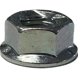 912-0431 Flanged Lock Nut Compatible with Cub Cadet, MTD, Troy-Bilt, Yard Machines, Yard Man, Husky, Bolens, Lawn Mowers, Tractors, Edgers, Chipper Shredders - Budora - 124-528Q131, 120-528R105