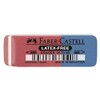 Faber-Castell 187040 Natural Rubber Eraser - Red/Blue