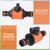 3 Pack for Hozelock Connectors Quick-Release in-line Shut-Off Valve for