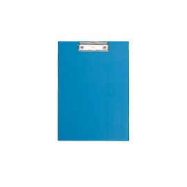 MAUL 2335234 A4 Portrait Clipboard with Foil Cover - Blue