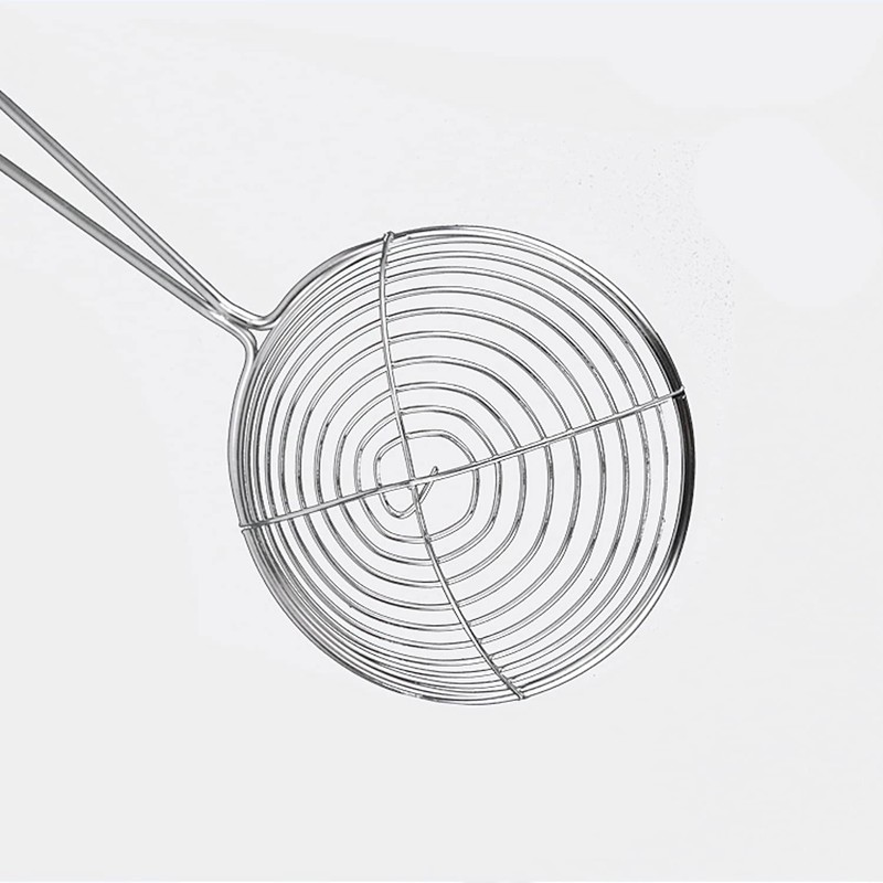 JZK 4 x Stainless Steel Colander Sieve with Handle, hot