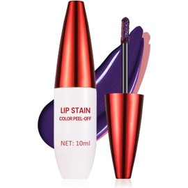Peel Off Lip Stain, Delineador de Labios Despegable A Prueba Agua Lip Liner Stain Peel Off, Tinte de Labios Larga Duración Despegable, Maquillaje Lápiz Labial