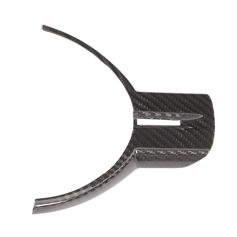 Car Steering Wheel Trim Genuine Carbon Fiber Interior Decoration Replacement