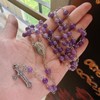 LinZengYo 6mm Stone rosary beads catholic