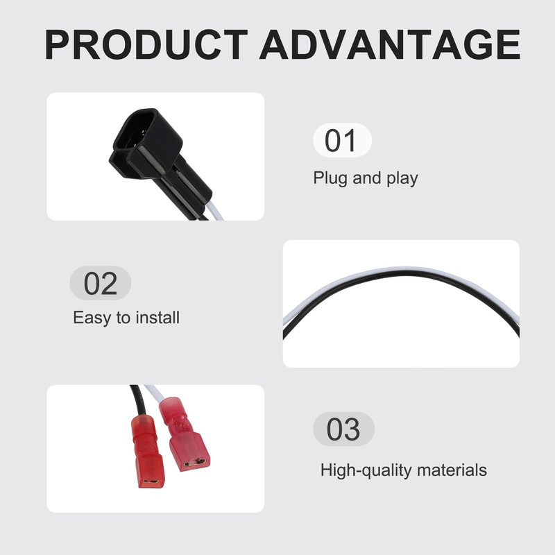 4 Pcs 72-5600 Speaker Harness, Car Front Rear Door Speakers