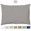 Baptiste Blanc Plain Cushion Cover 65x65cm 100% Cotton (50x75cm, Praline,