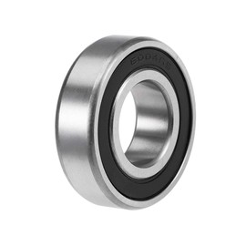 sourcing map 6004-2RS Deep Groove Ball Bearing 20 mm x 42 mm x 12 mm Double Sealed Chrome Steel Z2
