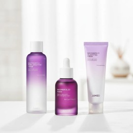 Kit Jumiso: Niacinamide 20 Serum 40ml + Oil Control Cream 80ml + Pore Smoothing Toner 205ml