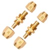 Pronese 2 Pack Soild Brass HPT Air Reusable Hose Splicer