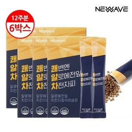 New Wave 뉴웨이브 쾌알차 쾌변엔 알로에전잎 차전자피 6박스 12주분 New Wave Kwayalcha Easy Bowel Aloe Vera Leaf Psyllium Husk 6 Boxes 12 Weeks Supply