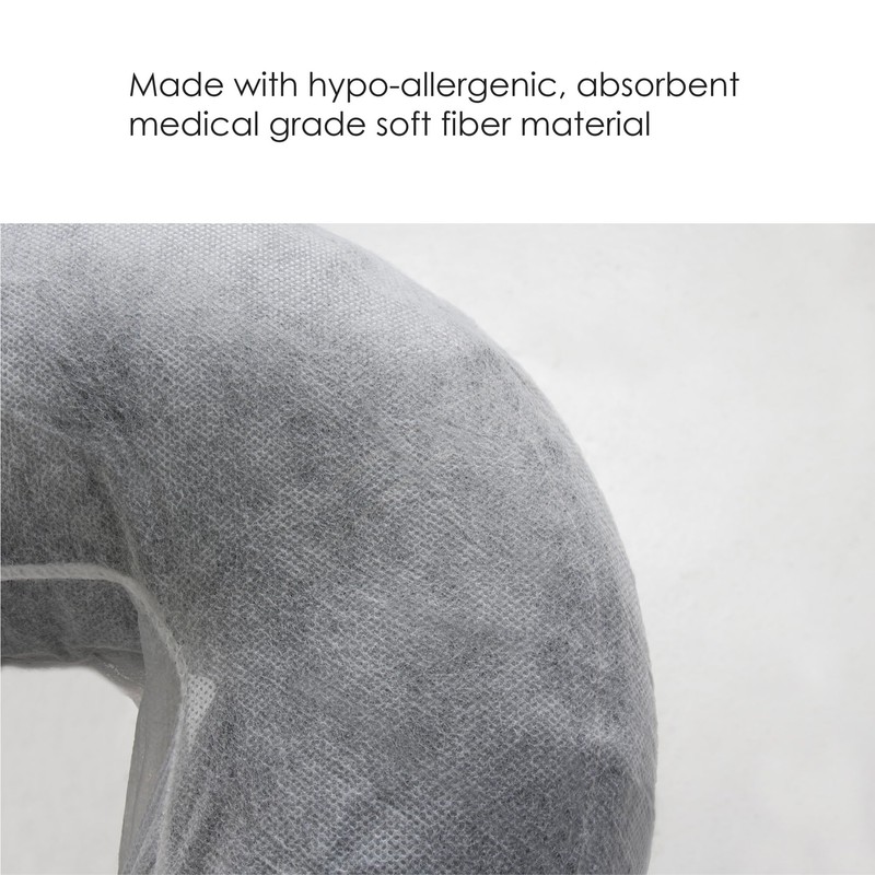 EARTHLITE Fitted Disposable Face Cradle Covers – Medical-Grade, Soft, Non-Sticking