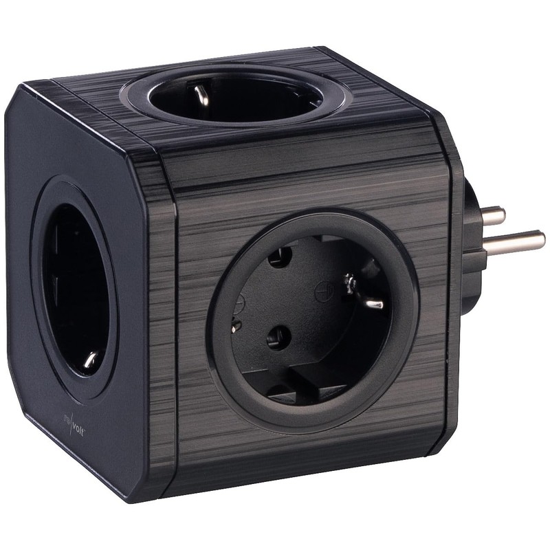 revolt Desk Sockets: 13-in-1 Socket Tower, 9 Sockets, 3x USB-A,