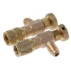 Pack of 2 Filling Coolant Safety Valve Quick Coupling Air