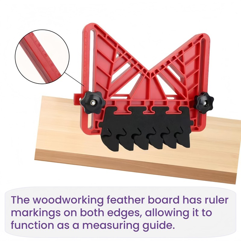 Featherboard Table Saw Guide, Woodworking Safety Accessory, Precision Cutting Tool