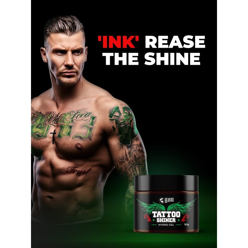Beardo Tattoo Shiner Hydro Gel l The Ultimate Solution for