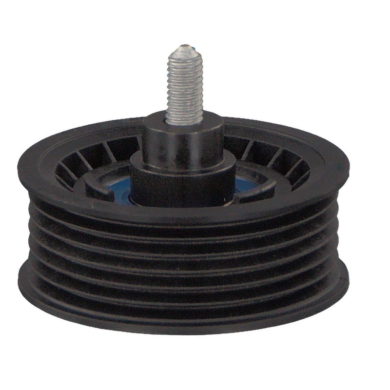 febi bilstein 33941 Idler Pulley for auxiliary belt, with screw,