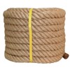 Twisted Manila Jute Rope (1 Inch x 50 Feet) Natural