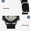 Men Digital Sports Watch Waterproof Alarm Countdown Dual Time Zone